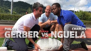 SteinstossenChallenge  Gerber vs Nguela  Tag 1  Comedy  SRF [upl. by Hermina431]