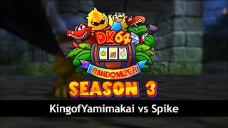 DK64 Randomizer  Season 3 Weekly  KingofYamimakai vs Spike [upl. by Prager]