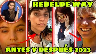 Rebelde Way  Antes y después 2023  Así luce el elenco completo de Rebelde Way en la actualidad 😮 [upl. by Carita]