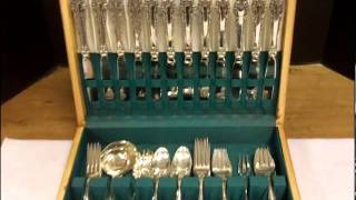 Reed and Barton sterling silver flatware set [upl. by Marala605]