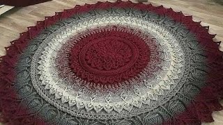 Mandala Russa Scarf Parte 2 [upl. by Damick]