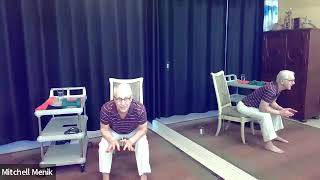 GMT20240925 Bone Strength Stretch and Strength Chair Class [upl. by Annaed]