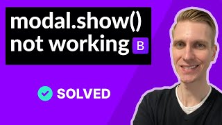 Bootstrap 5 Modal myModalshow not working JavaScript SOLVED [upl. by Ruperto]