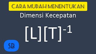 DIMENSI KECEPATAN DAN PERCEPATAN [upl. by Carlye]