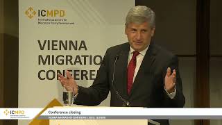 VMC2022  Closing of the Vienna Migration Conference 2022 [upl. by Enimzzaj670]