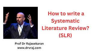 How to conduct Systematic Literature Review SLR [upl. by Tove]