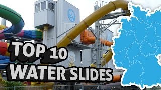 TOP10 Die extremsten Wasserrutschen Deutschlands  Germanys most extreme water slides [upl. by Lamrert926]