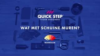 Laminaat plaatsen in een kamer met schuine muren  QuickSteptutorial [upl. by Schrader]