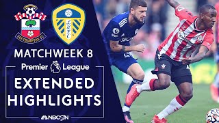 Southampton v Leeds United  PREMIER LEAGUE HIGHLIGHTS  10162021  NBC Sports [upl. by Ecilahs117]