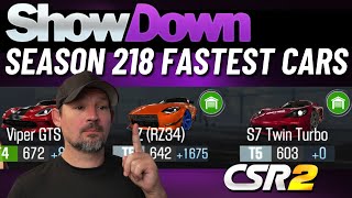 CSR2 Elite Showdown Season 218 Fastest Cars [upl. by Aniteb294]