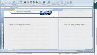 Como hacer para colocar un encabezado y pie de pagina en excel 2007mp4 [upl. by Pinebrook116]