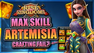 Legendary Set Crafting  Expertised Artemisia in Rise of Kingdoms Why to max her in 2021 [upl. by Wilsey]