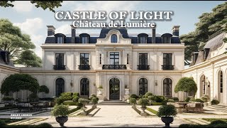 The CASTLE OF LIGHTChâteau de Lumière Luxurious French Palatial Mansion  INTERIOR DESIGN [upl. by Angus716]