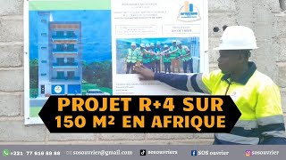 IMMEUBLE R4 A USAGE MIXTE CONCEPTION AFRICONS BTP REALISATION SOS OUVRIER 77 616 88 88 [upl. by Marlen765]