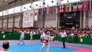 2012 World karate championships WKC highlights Siauliai [upl. by Feltie670]