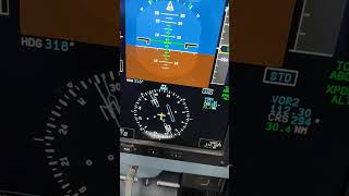 atr72 Course Deviation Indication  Each Dot Equals 5 Degrees of Deviation [upl. by Elleoj]