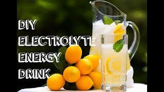 HOMEMADE ELECTROLYTE ENERGY DRINK [upl. by Vijnas655]