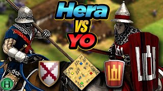 Burgundians vs Lithuanians  1v1 Arabia  vs Yo  AoE2 [upl. by Leahplar]