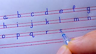 How to write print handwriting  abc  letters  Print style lowercase alphabet printhandwriting [upl. by Georgie379]