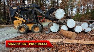 GrabGrade Get With It Site Prep Pt 2 Sawmill Shed Project [upl. by Berstine]