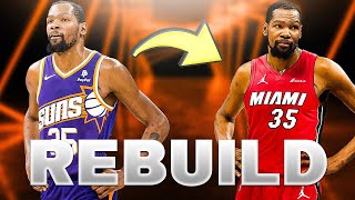 TRADING EVERY PLAYER SUNS REBUILD NBA 2K25 [upl. by Adnoloy]