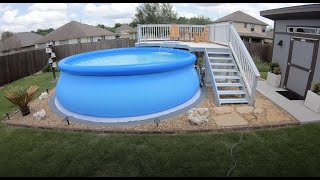 Intex EasySet Pool Set Up [upl. by Hamlin]