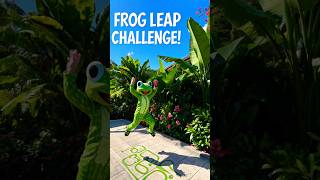 Frog 🐸 Leap Challenge shorts tricks [upl. by Secnirp496]