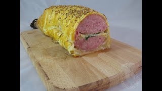 Recette du cervelas en croûte [upl. by Abbotson]