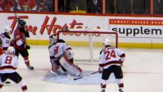 Martin Brodeur in action during the Devils  Senators game [upl. by Neelahtak]