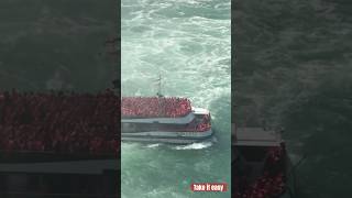 Niagara Falls Boat Ride falls niagrafalls nature clearwater refreshing relaxing shortvideo [upl. by Sana]