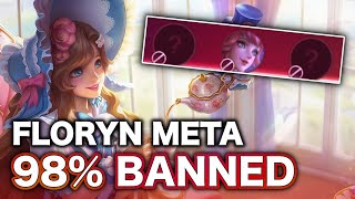 FLORYN META MADE HER 98 BANNED MOST OF THE TIME [upl. by Loella]