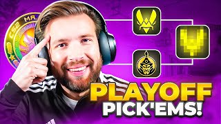 THE PLAYOFFS My Perfect World Shanghai CS2 Major PickEms [upl. by Pheni]