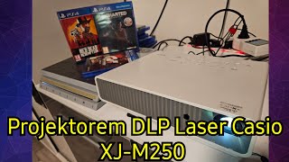 Test Projektora DLP Laser Casio XJM250 [upl. by Nawad]