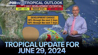 Tropical update Beryl to become MAJOR hurricane moving toward Caribbean Sea [upl. by Sivatnod517]