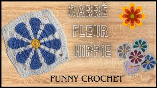 Le carré Fleur Hippie 🌼 [upl. by Brynne747]