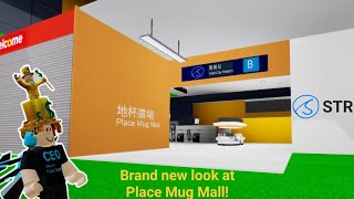 Brand New Look at Place Mug Mall  Roblox STR  Sky Cloud ☁️ [upl. by Past]