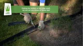 geoBORDER Marking out flower bed Step by step instruction [upl. by Joung261]