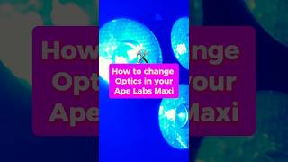 🛠️How to change Optics in your Ape Labs Maxi apelabs ledlights apelabsmaxi [upl. by Bobbe]