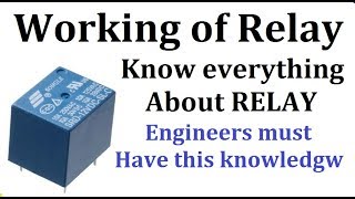 Working of Relay  How Relay works  What is Relay  By SAHAV SINGH YADAV [upl. by Kissel854]