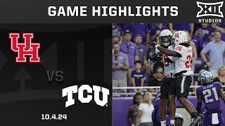 Houston vs TCU Highlights  2024 Big 12 Football [upl. by Atiuqehc]