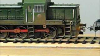 DCC Couplings on 2mm Scale Class 14 shunter [upl. by Annim]