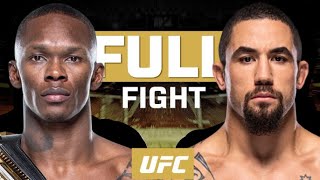 ROBERT WHITTAKER vs ISREAL ADESANYA  FULL FIGHT  FREE FIGHT  ufc mma [upl. by Herodias649]