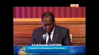 Le président Alassane Ouattara rencontre les ambassadeurs africains accrédités en France [upl. by Bores485]