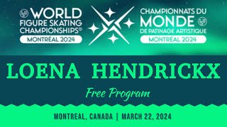 LOENA HENDRICKX  so graceful but a fall costs her a medal  4th Montreal 2024 World Championship [upl. by Betsey]