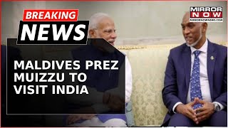 Breaking News  Maldives President Muizzu Set To Visit India After Turbulent IndiaMaldives Ties [upl. by Barbey]