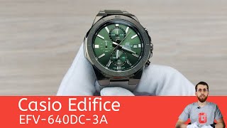 Графитовая зелень  Casio Edifice EFV640DC3A [upl. by Isleana]