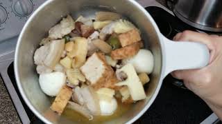 Vietnamese Braised Pork in Itaki Shabuki Pot Part 2 [upl. by Romeon906]