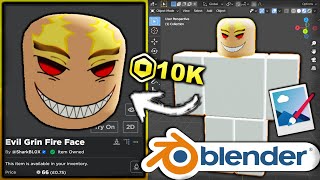 How To Make Roblox UGC Faces amp Earn Robux FULL TUTORIAL FOR BEGINNERS [upl. by Einahpets]