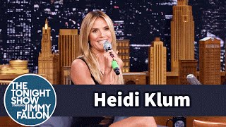 Heidi Klum Yodels a German Tune [upl. by Mastrianni]