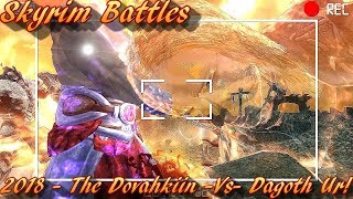 Skyrim Battles  2018  The Dovahkiin vs Dagoth Ur Legendary Settings [upl. by Bentlee23]